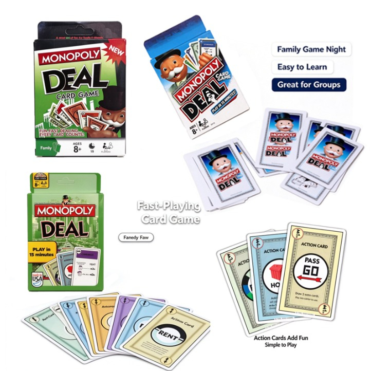 Hasbro Game Monopoly - Hasbro Monopoly Deal, карточная игра в
